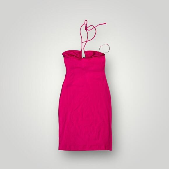 Zara Pink Cut Out Dress sz XS - Picture 2 of 5